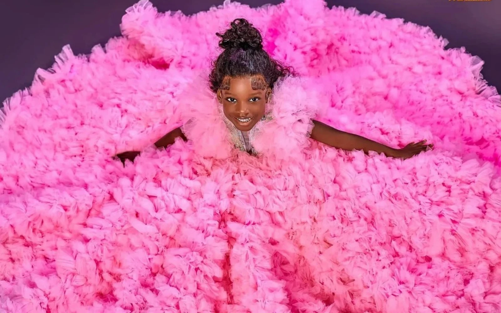 Toddler Girl Tulle Party Dress - Abito da ragazza di fiore di
