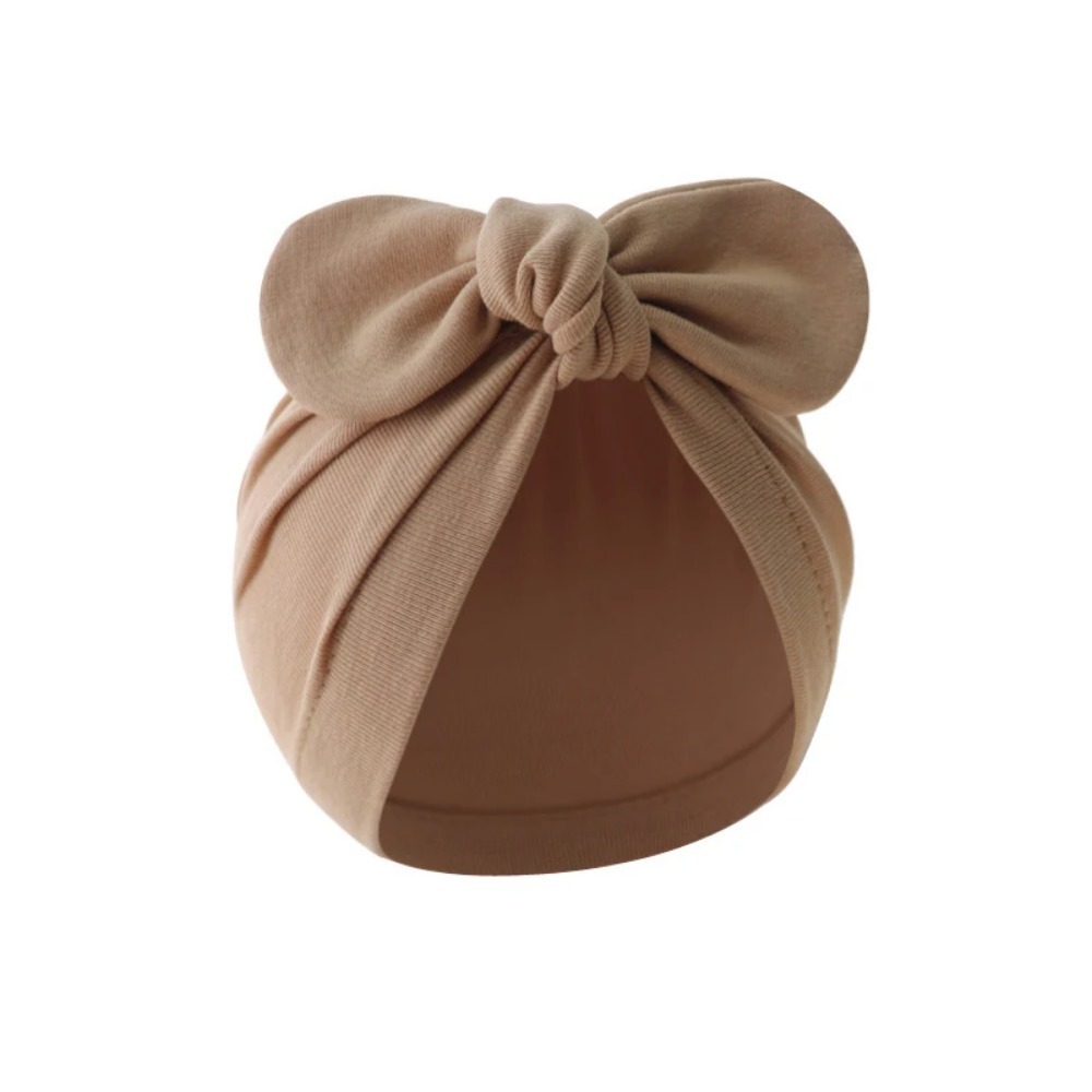 Infant Beanie Hat With Ears - Cappello turbante per neonati con orecchie