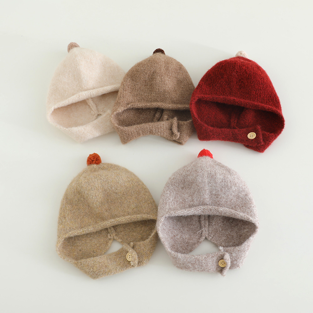 Infant Beanie Hat With Ears - Cappello invernale con paraorecchie per bambini