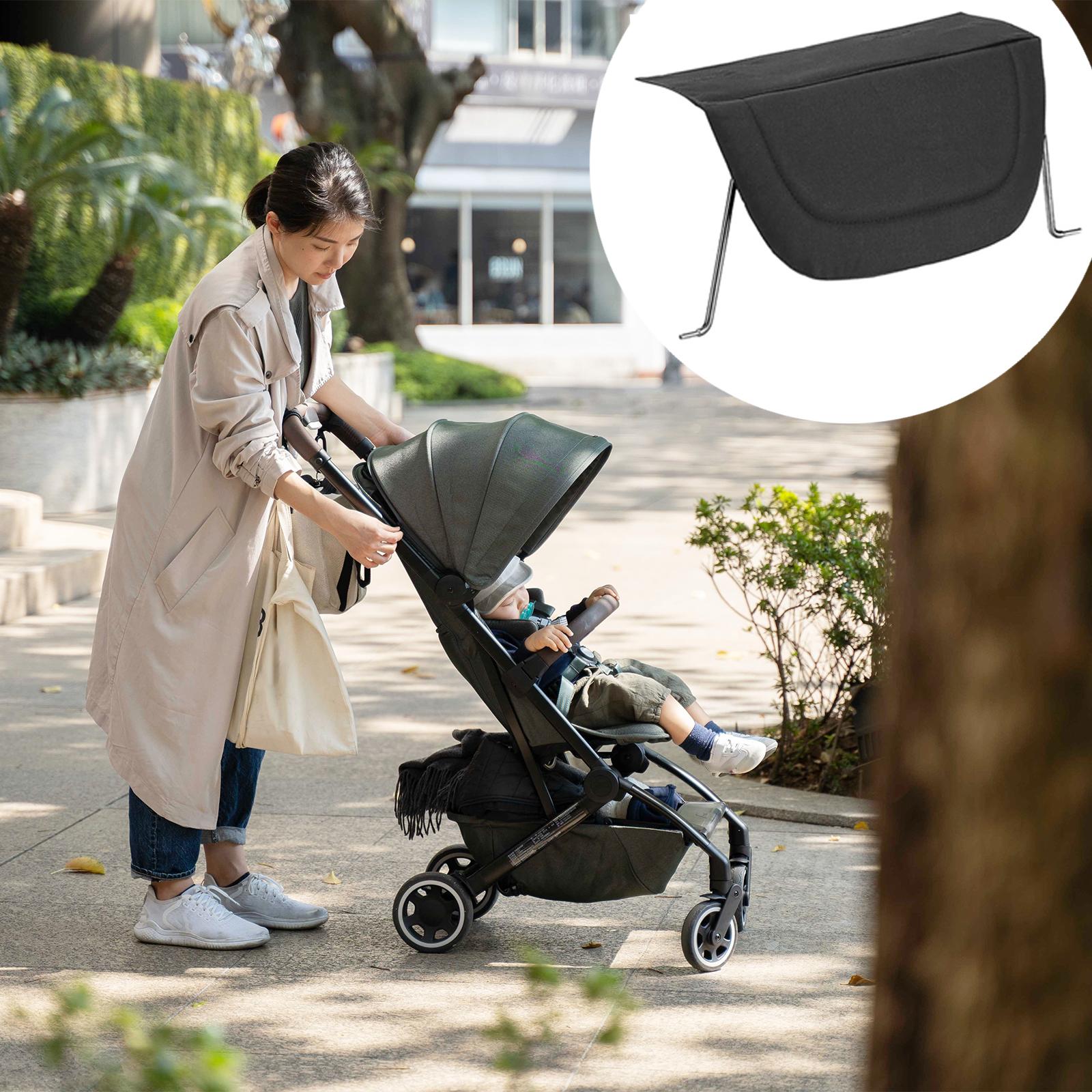 Lightweight Foldable Baby Stroller Compact - Poggiapiedi Estensibile per Passeggino, Poggiagambe Pieghevole