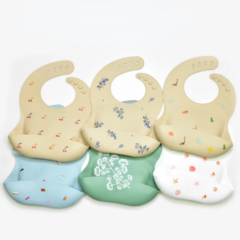 Waterproof Baby Bibs Silicone - Bavaglini per bambini INS BPA gratuito