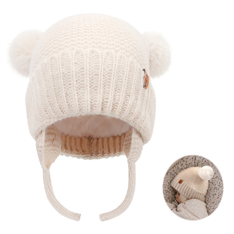 Cappello di lana per bambini C - Infant Beanie Hat With Ears recensione e prezzo