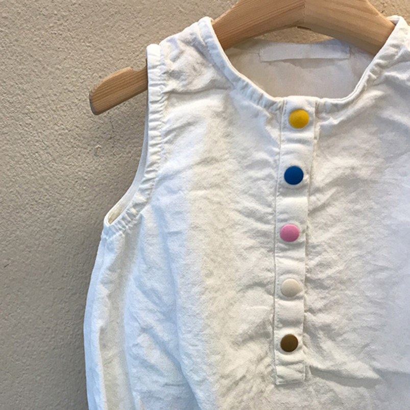 Lino cotone ragazzi pagliaccet - Baby Summer Linen Sleeveless Jumpsuit recensione e prezzo