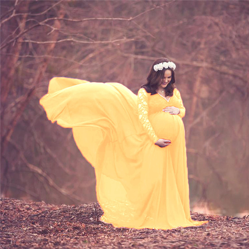 Nuovo pizzo Chiffon maternità  - Maternity Wear recensione e prezzo