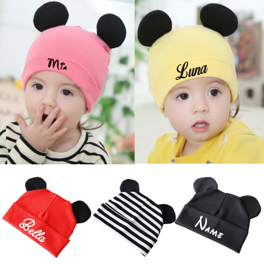 Berretto personalizzato per ne - Infant Beanie Hat With Ears recensione e prezzo