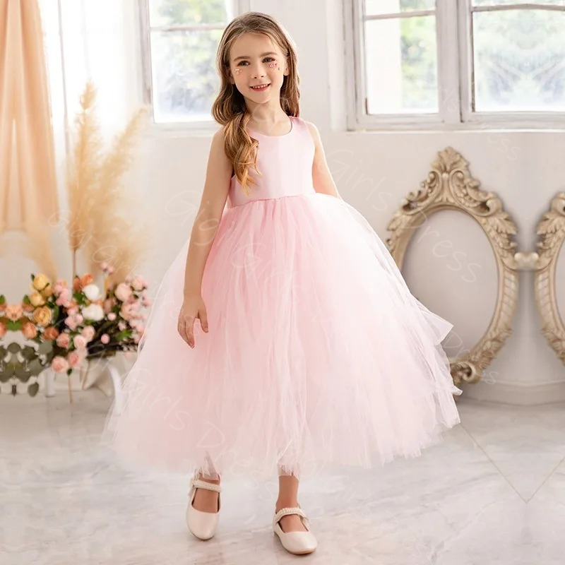 Abito da ragazza di fiore blu  - Toddler Girl Tulle Party Dress recensione e prezzo