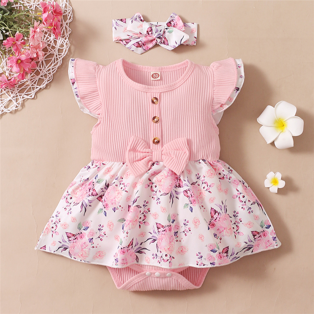 0-18 mesi neonata pagliaccetto - Newborn Baby Girl Romper Floral recensione e prezzo