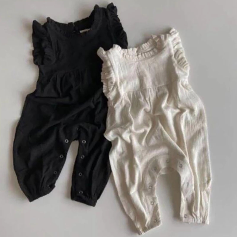 MILANCEL Summer Baby pagliacce - Baby Summer Linen Sleeveless Jumpsuit recensione e prezzo