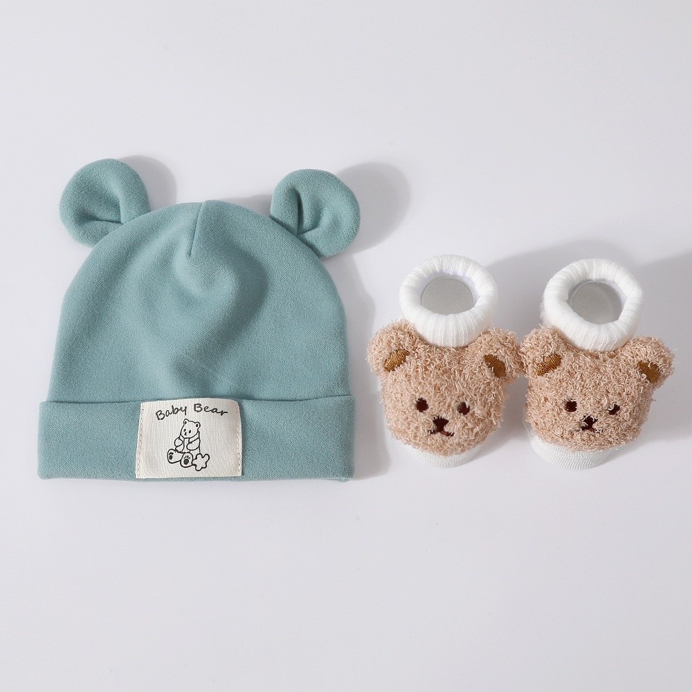 Set 2 Pezzi: Cappellino e Calz - Infant Beanie Hat With Ears recensione e prezzo